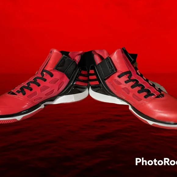 Adidas adiZero Rose 2.0 “L Train” size 14 red and black  display picture 2